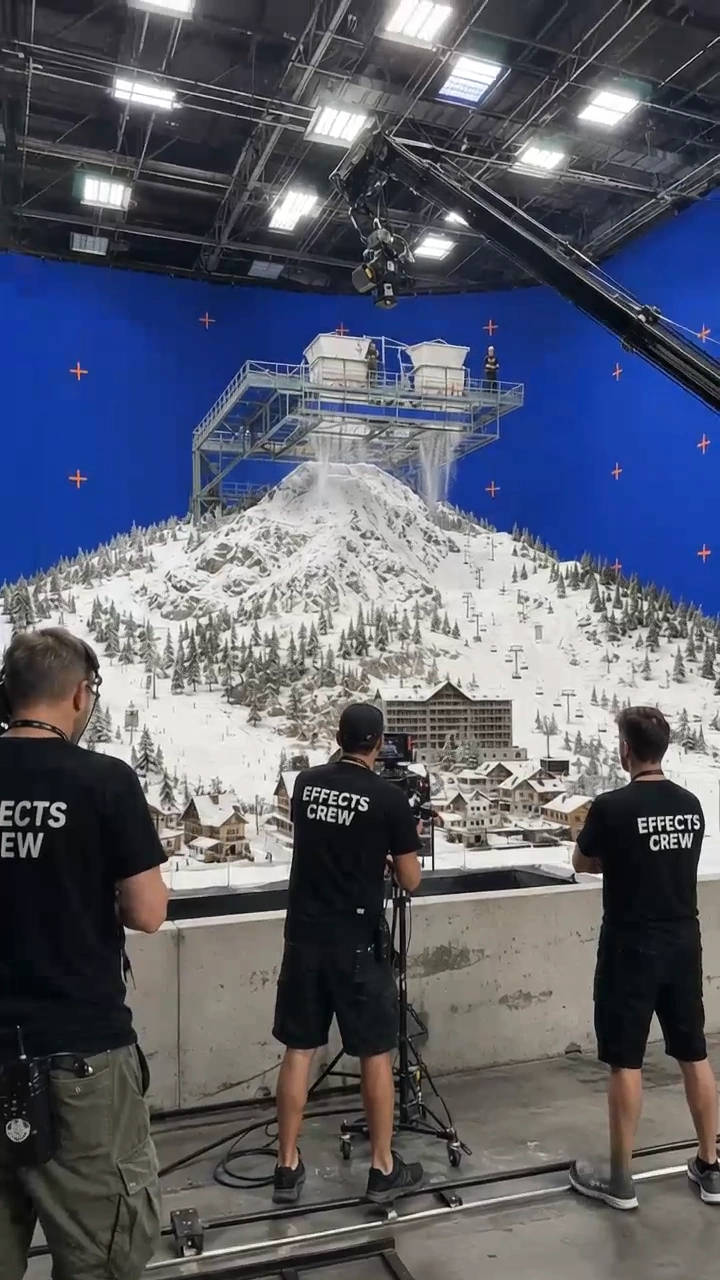 Горнолыжка в миниатюре — VFX